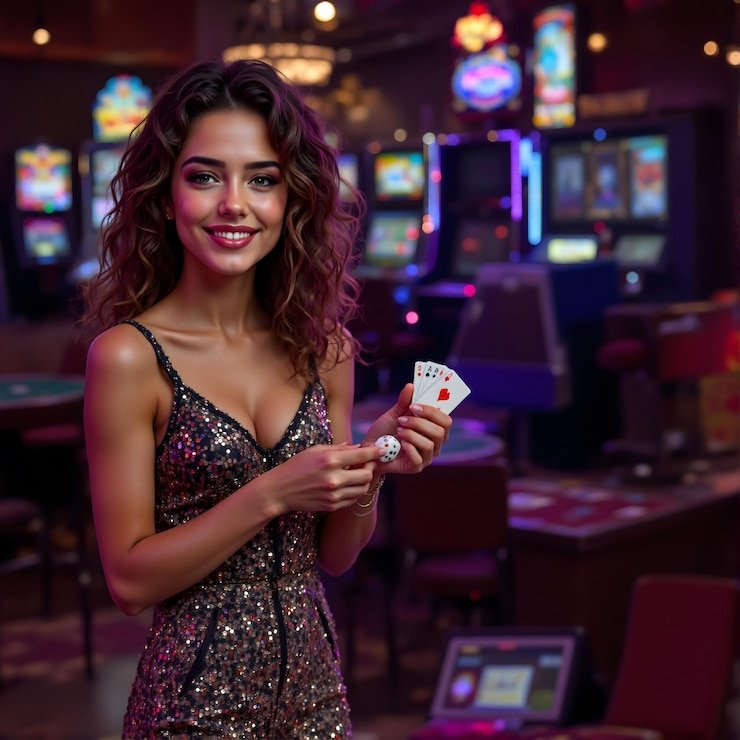 Studio dealer langsung eropa99 dengan meja blackjack dan roulette multi-kamera